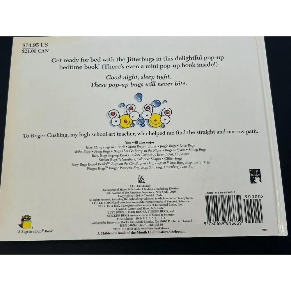Bed Bugs: A Pop-up Bedtime Book Hardcover by David A. Carter